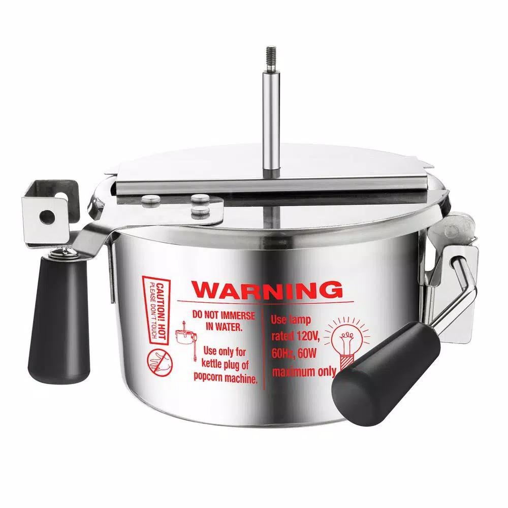 Great Northern Popcorn Foundation Popcorn Machine with Mobile Cart, 6-Ounce Kettle, 2 Gallon Capacity