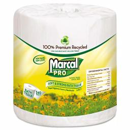Marcal Sunrise 2-Ply Toilet Paper, Individually Wrapped Rolls, 48 Count thumbnail 1