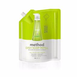 Method Lime and Sea Salt Dish Soap Refill, 36 oz. Biodegradable Grease-Fighting Gel thumbnail 1