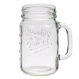 Unbranded Mason Craft and More 6-Piece Glass Beverage Dispenser Set with Metal Rack and 16 oz. Mugs thumbnail 6