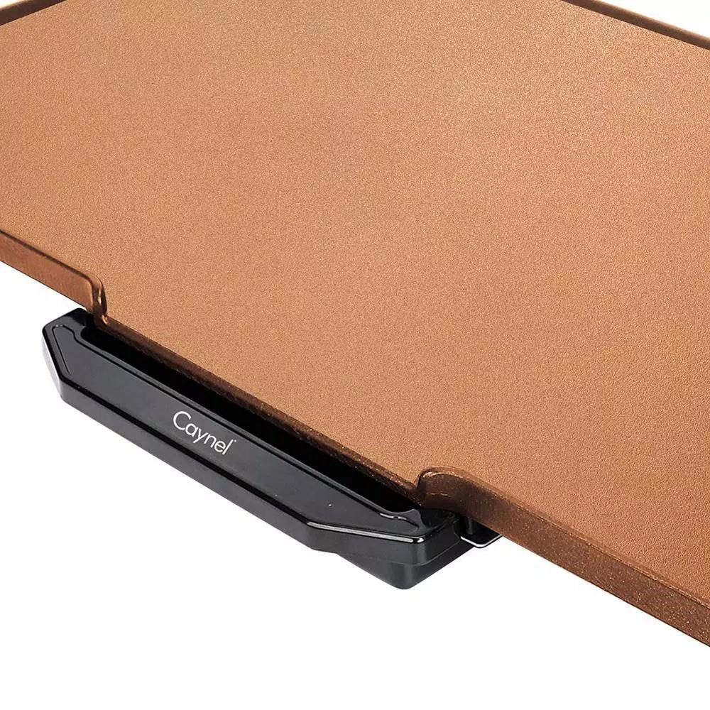 Boyel Living 1700W Electric Griddle with Nonstick Surface and Warming Function, Copper