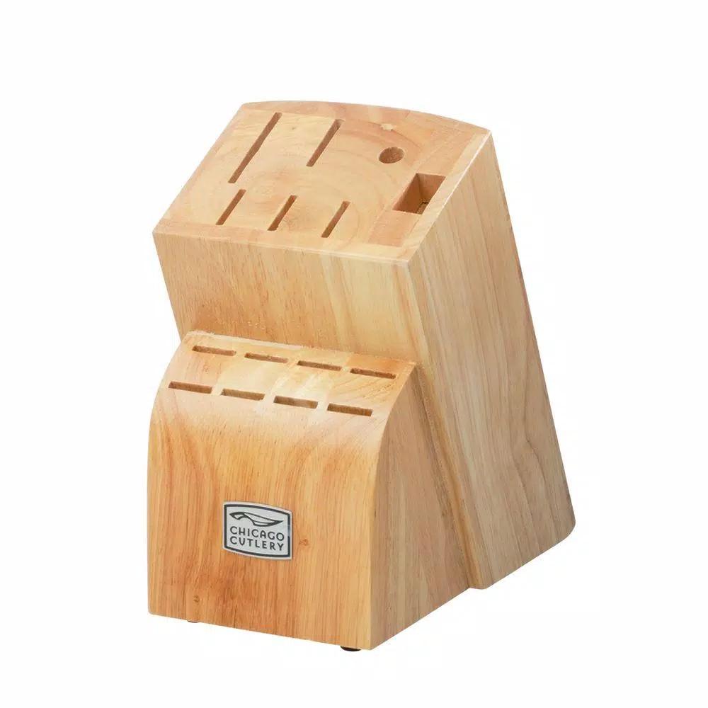Chicago Cutlery Elston 16-Piece Stainless Steel Knife Set with Wood Block