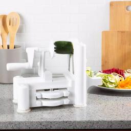 Classic Cuisine 5-Blade Manual Vegetable Spiralizer Rotary Slicer thumbnail 4