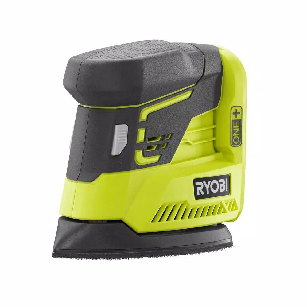 RYOBI 18V ONE+ Corner Cat Finish Sander Kit with 2.0 Ah Battery and Charger
