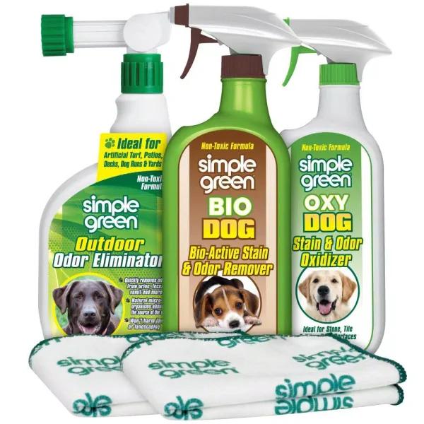 Simple Green Dog Indoor and Outdoor Odor and Stain Remover Kit