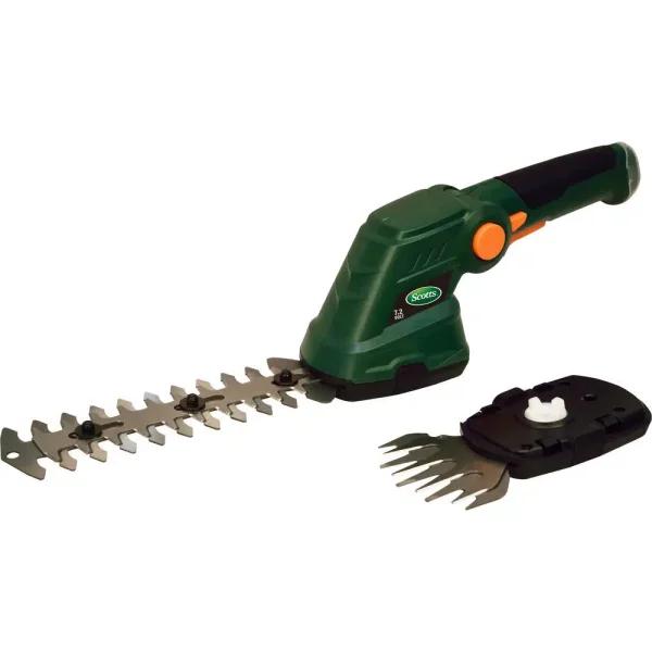 Scotts 7.2V Cordless Grass and Shrub Shear Combo with 2 Ah Lithium-Ion Battery and Charger