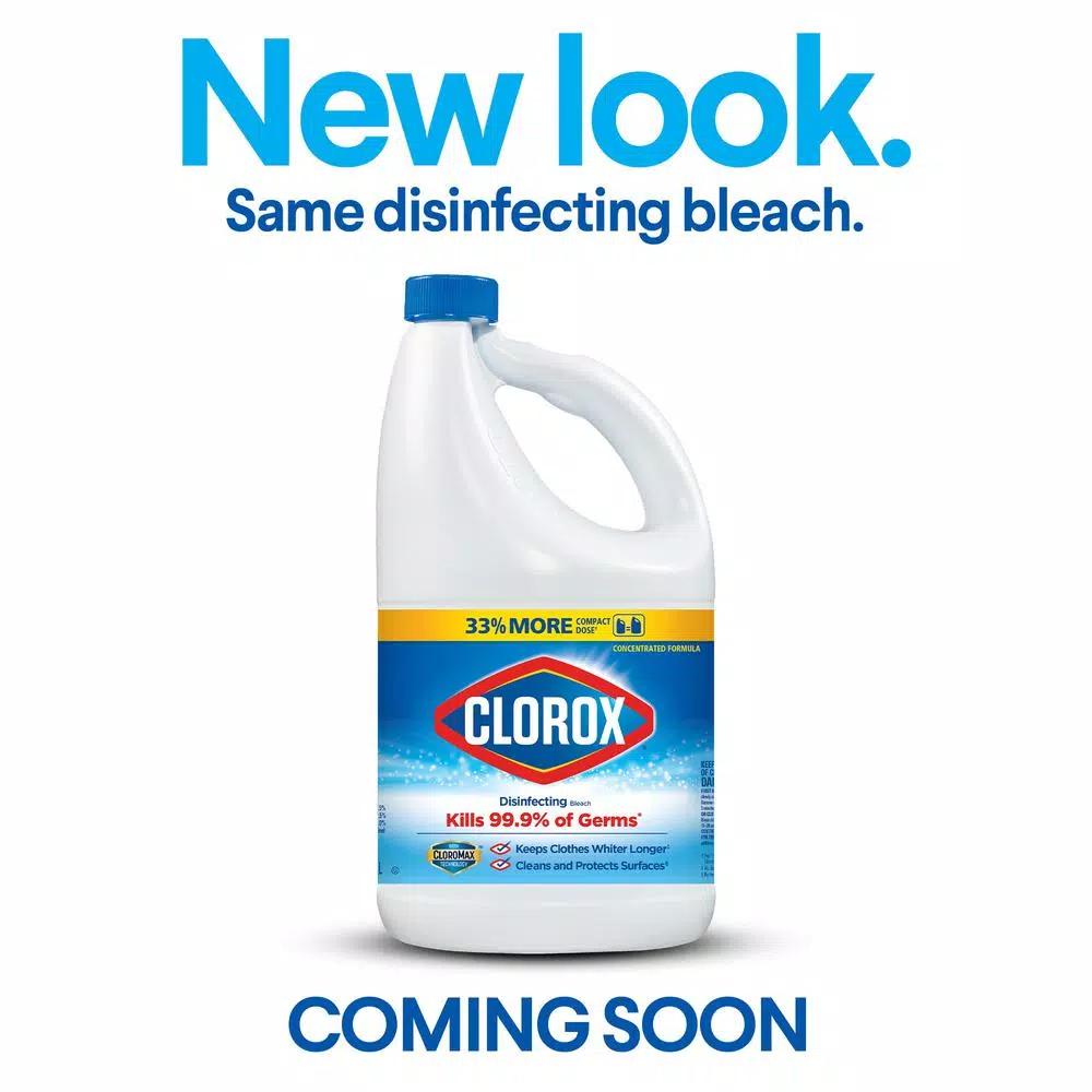 Clorox Disinfecting Bleach Regular Concentrated Liquid Cleaner, 81 oz