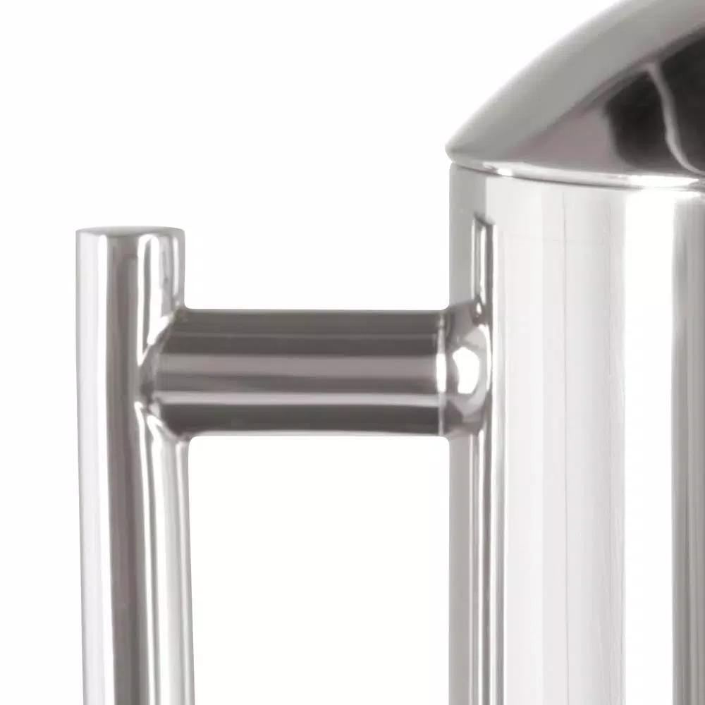Frieling 3-Cup Mirror Finish Stainless Steel French Press, Double-Walled Insulated Coffee Maker