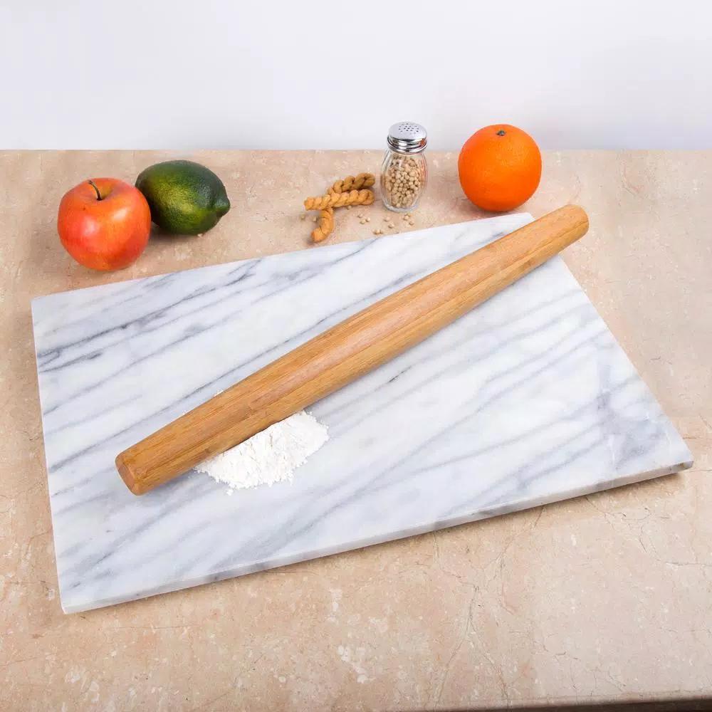 Creative Home Exotic Bamboo Tapered Rolling Pin for Pastry, Pizza, and Dough