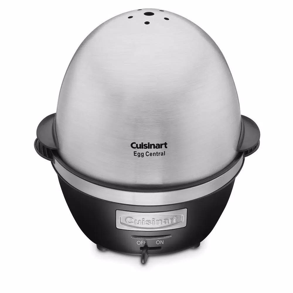 Cuisinart Egg Central 10-Egg Stainless Steel Egg Cooker with Poaching and Omelet Trays