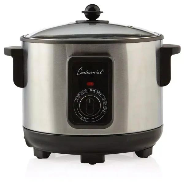 Continental 5.8 Qt. Electric Deep Fryer and Multi-Cooker, Stainless Steel