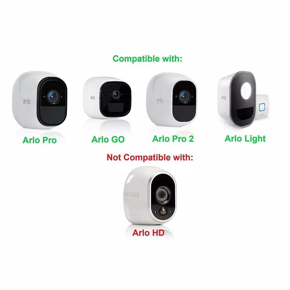 Wasserstein Solar Panel for Arlo Ultra and Arlo Pro 3 Outdoor Security Cameras, with 13.1ft Magnetic Cable