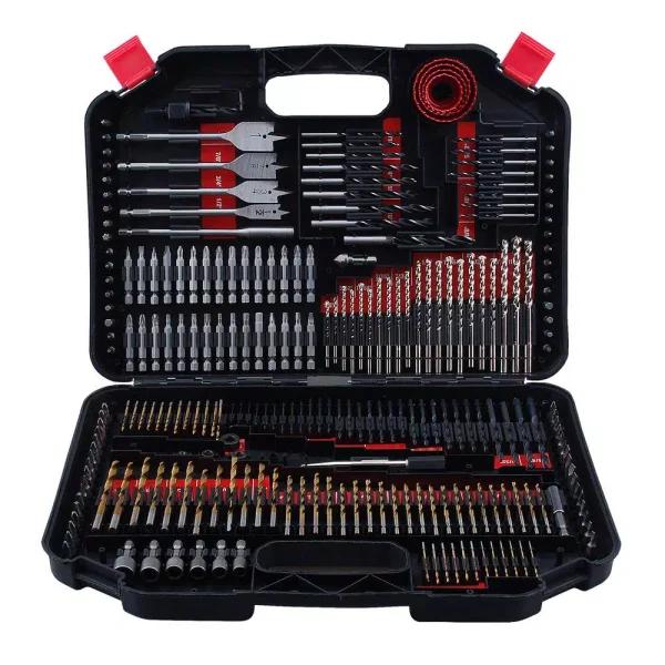 Worker The Worker 246-Piece Impact Drill and Drive Bit Set with Storage Case