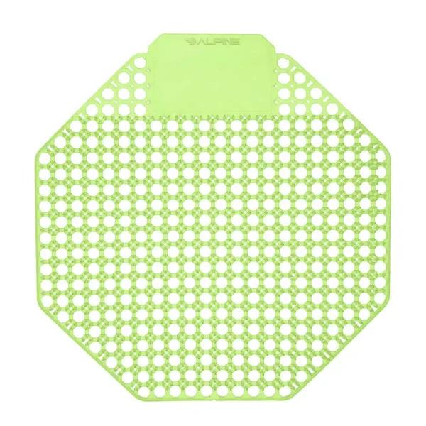 Alpine Industries Cucumber Melon Fragrance Anti-Splash Urinal Screens, 10-Pack