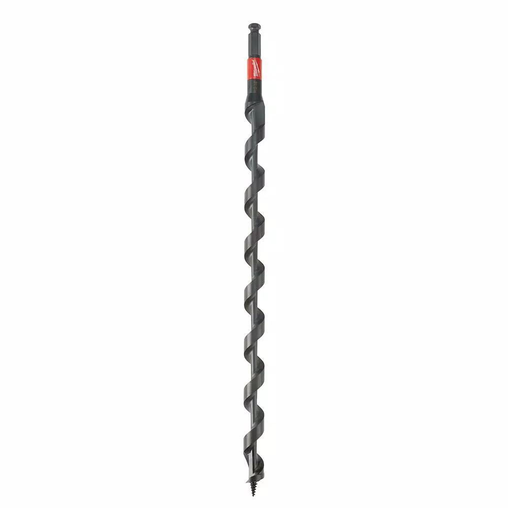 Milwaukee SHOCKWAVE 15/16 in. x 30 in. Carbon Lineman's Impact Auger Bit
