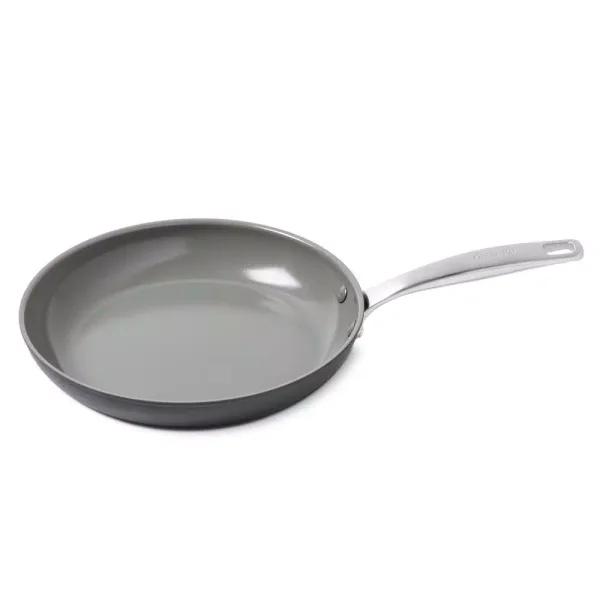 GreenPan Chatham 12 in. Hard-Anodized Aluminum Ceramic Nonstick Frying Pan, Gray