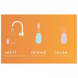 JAWS Kitchen Cleaner-Degreaser Spray Bottle with 4 Concentrated Refill Pods, 27 oz. thumbnail 2
