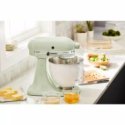 KitchenAid 5 Qt. Stainless Steel Mixing Bowl with Colorfast White Finish for Tilt-Head Stand Mixers thumbnail 2