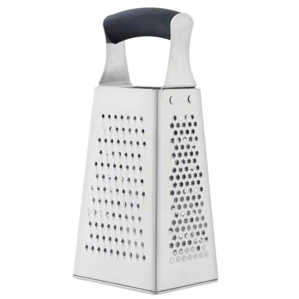 BergHOFF Essentials 4-Sided Stainless Steel Grater with Top Handle