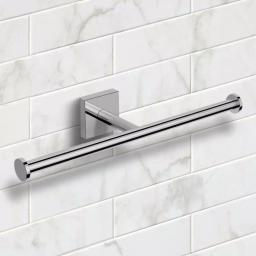Nameeks Nice Hotel Double Toilet Paper Holder, Polished Chrome Brass thumbnail 1
