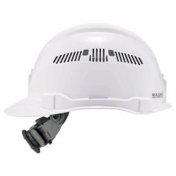 Ergodyne Skullerz 8972 Class C Vented Cap Style Hard Hat with Ratchet Suspension - White thumbnail 8