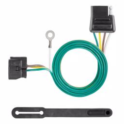 CURT RV Wiring Harness Add-On, 4-Way Flat Trailer Connector Kit thumbnail 1