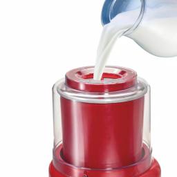 Hamilton Beach 1.5 Quart Ice Cream Maker, Red Countertop Frozen Dessert Machine thumbnail 5