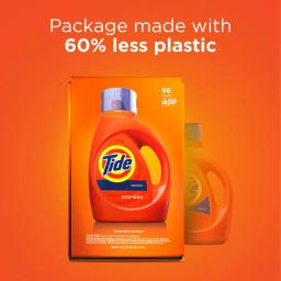 Tide Original Scent HE Liquid Laundry Detergent Eco-Box, 105 oz (96 Loads) thumbnail 6