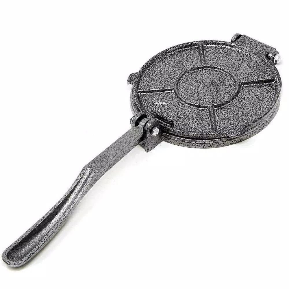 Alpha Living 7.5 in. Heavy Duty Cast Iron Tortilla Press