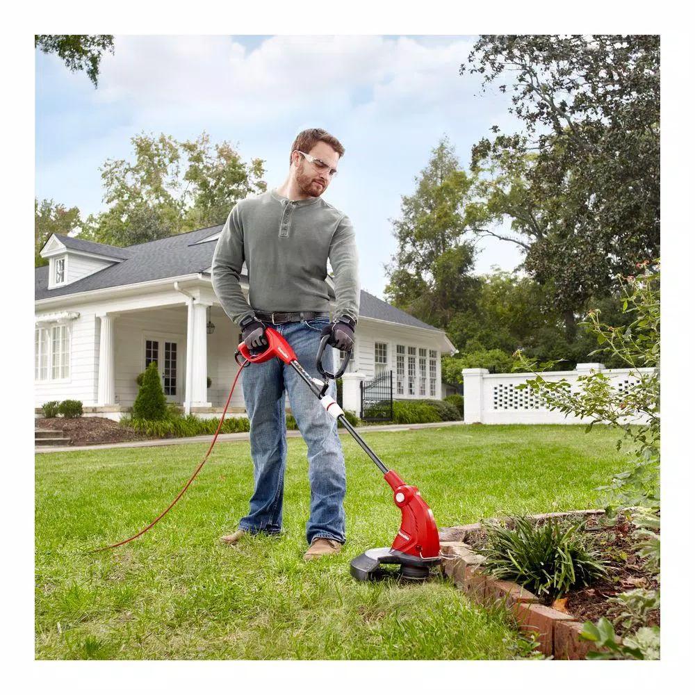 Homelite 5 Amp Electric String Trimmer and Edger with Straight Telescoping Shaft