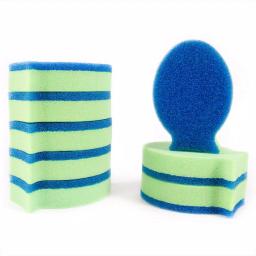 DishFish Dual Scrubber Sponge, Non-Scratch, Ergonomic Fish Shape, 8-Pack thumbnail 2