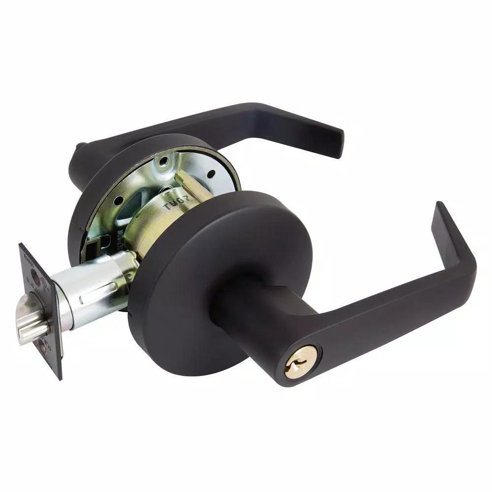 US Lock 2050 GR2 Entrance Door Lever, Oil-Rubbed Bronze, 2-3/4 in. Backset, SC1 Keyway