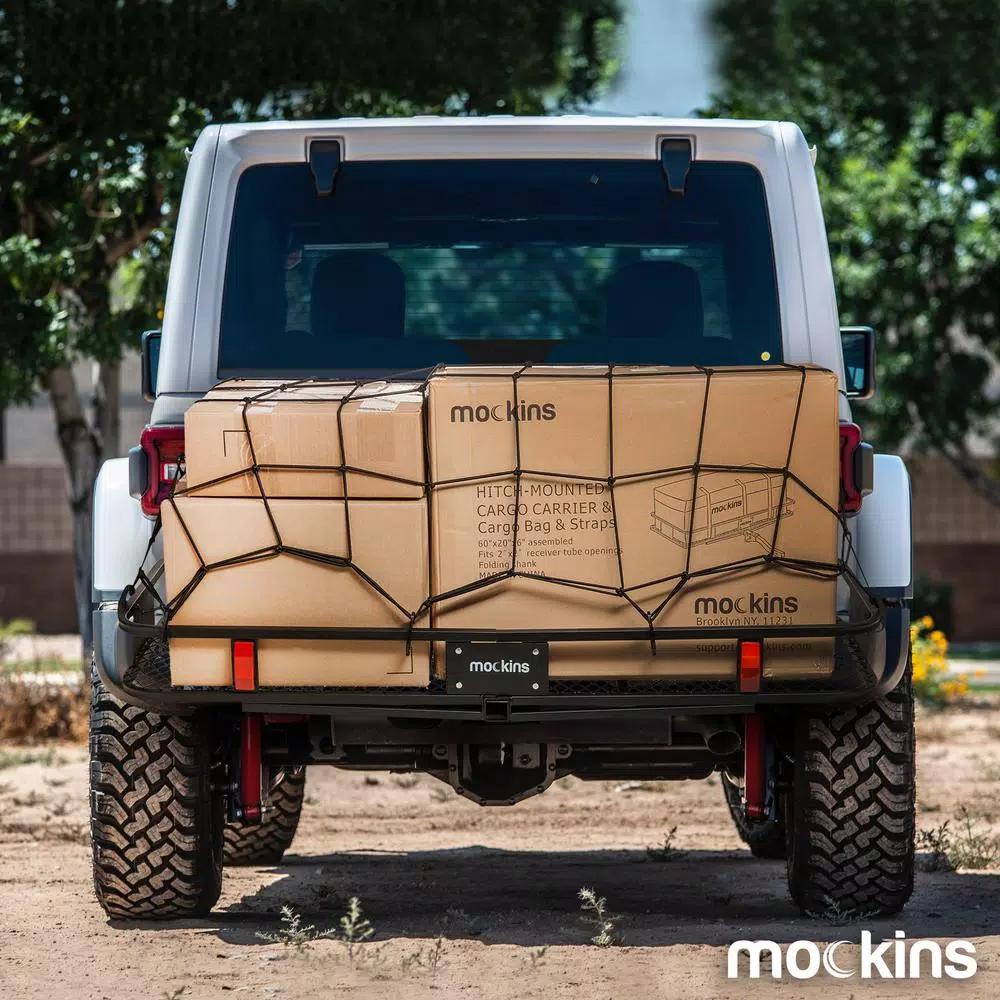 Mockins Heavy-Duty Bungee Cargo Net, 20 in. x 36 in. Stretches to 42 in. x 74 in.