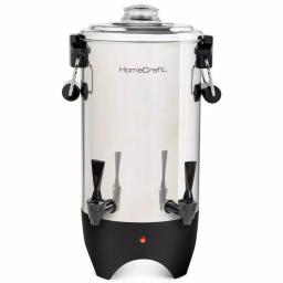 Nostalgia 45-Cup Stainless Steel Quick Brewing Coffee Urn with Double Spigot thumbnail 1