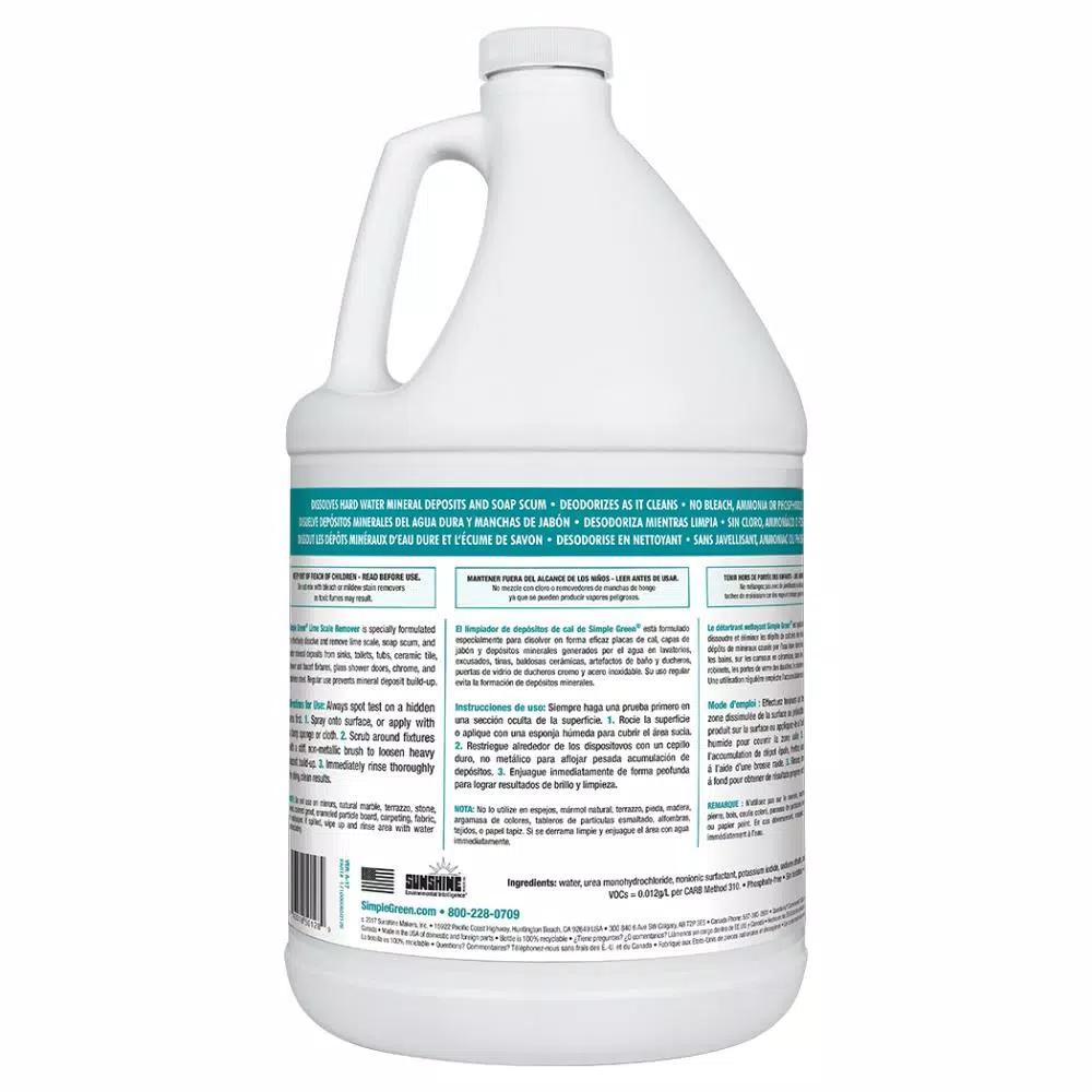Simple Green Lime Scale Remover, 1 Gallon (Case of 4)