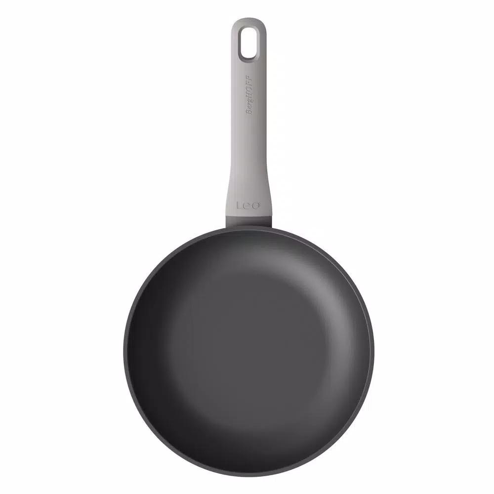 BergHOFF Leo 3-Piece Aluminum Nonstick Frying Pan Set, Grey