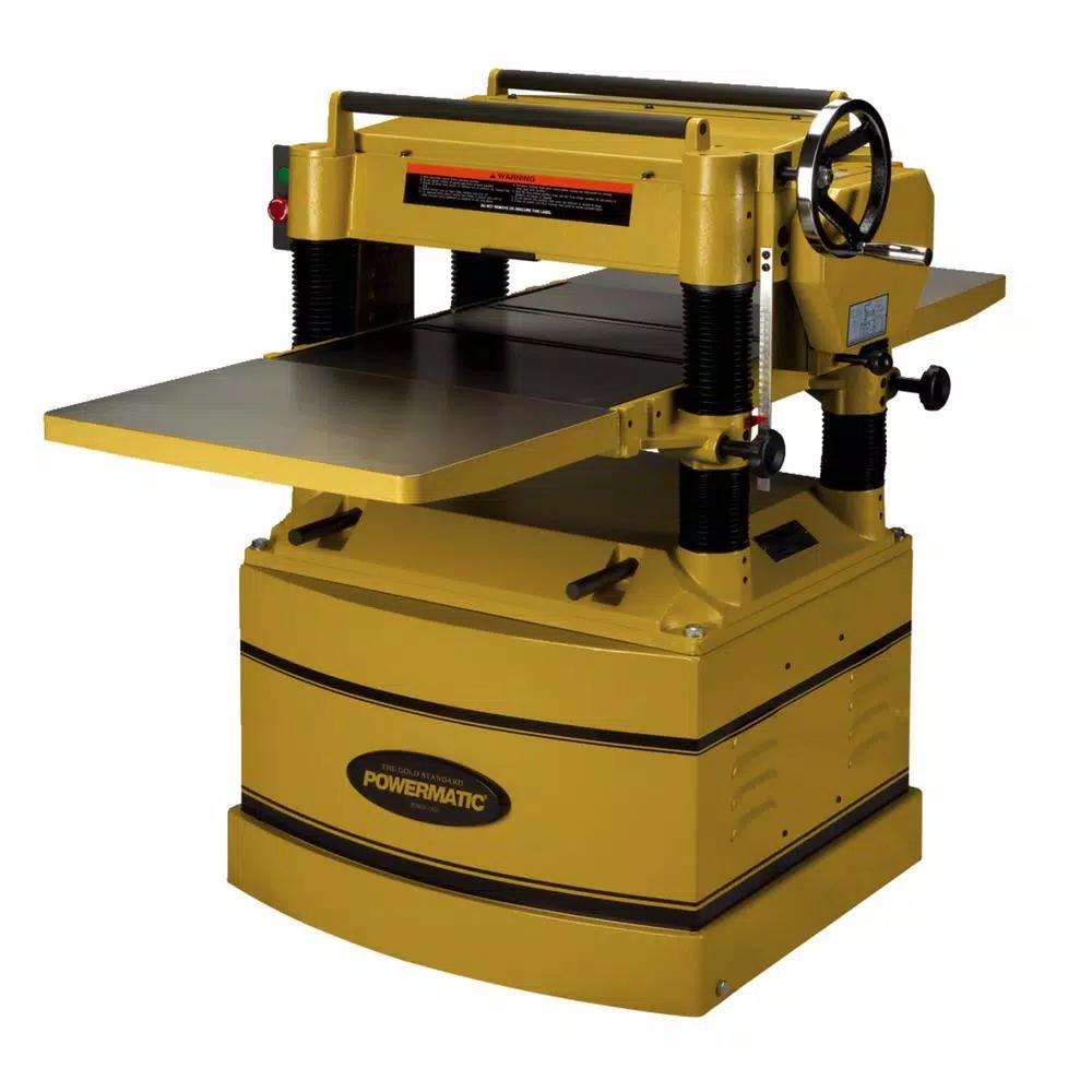 Powermatic 209HH 20 in. Planer, 5 HP, 230-Volt, 1PH Heavy-Duty Helical Cutter Head