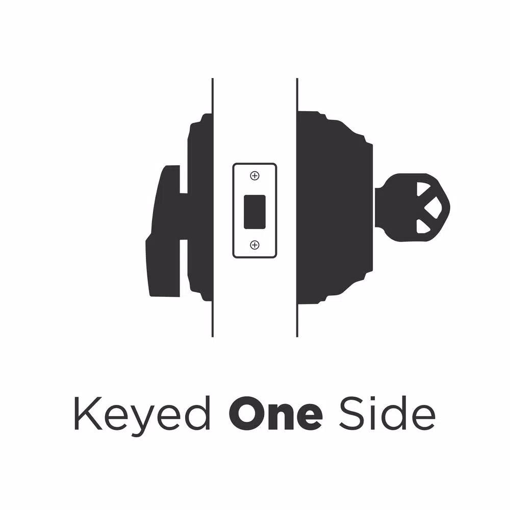 Kwikset 980 Single Cylinder Deadbolt with SmartKey Security, Venetian Bronze