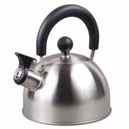 Creative Home Simplicity 6-Cup Brushed Stainless Steel Stovetop Tea Kettle with Whistle thumbnail 1