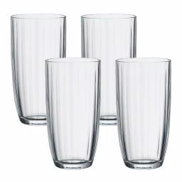 Villeroy & Boch Artesano Clear Large Tumbler Set, 20.29 oz (4-Pack) thumbnail 1