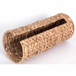Vintiquewise Wicker Water Hyacinth Tall Toilet Paper Holder - Freestanding Storage for 4 Rolls thumbnail 3