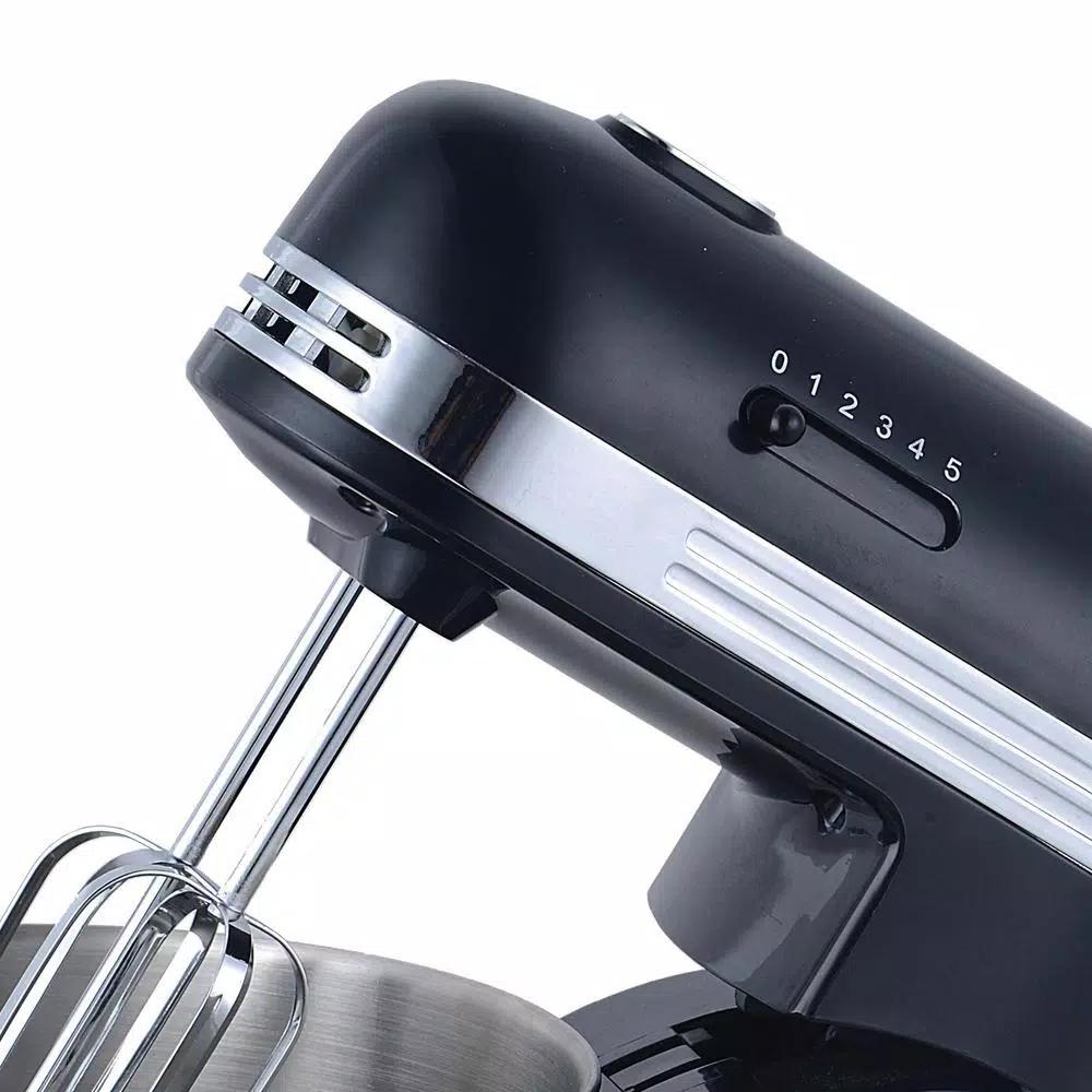 Brentwood Appliances Brentwood 5-Speed Stand Mixer with 3-Qt Stainless Steel Mixing Bowl, Black