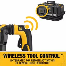 DEWALT 60V MAX FLEXVOLT Cordless Brushless 1-3/4 in. SDS MAX Rotary Hammer Kit with (2) 9.0 Ah Batteries thumbnail 6