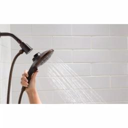 MOEN Engage 6-Spray 5.5 in. Handheld Adjustable Shower Head with Magnetix Docking, Oil Rubbed Bronze thumbnail 4