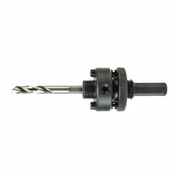 Klein Tools 3/8 in. Hole Saw Arbor with Pins and 1/4 in. Pilot Bit thumbnail 1