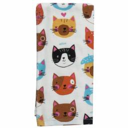 Kay Dee Crazy Cat Cotton Multi Kitchen Textile Set - 4 Piece Set thumbnail 4
