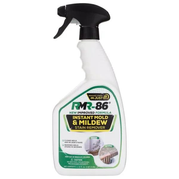 RMR BRANDS RMR-86 Instant Mold and Mildew Stain Remover, 32 oz. Bleach-Based Formula