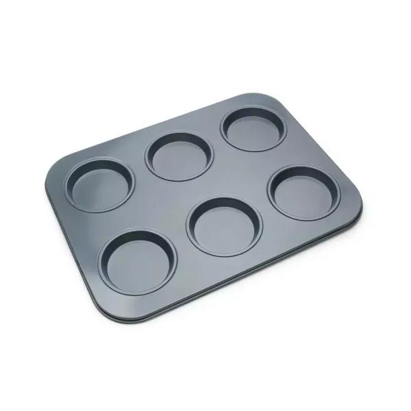 Fox Run Preferred Non-Stick Large Muffin Top Pan, 6-Cup Carbon Steel