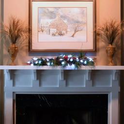 LUMABASE Battery Operated LED Snowflake String Lights, Cool White, Set of 2 thumbnail 6