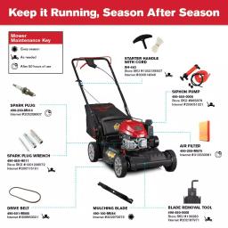 Troy-Bilt 21 in. 149 cc Gas Self-Propelled Lawn Mower with SpaceSavr Vertical Storage thumbnail 3